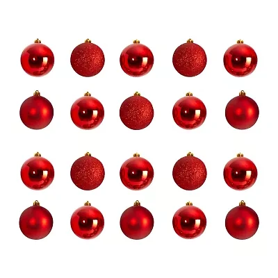 Nearly Natural Holiday 3" Shatterproof Set 20-pc. Christmas Ornament