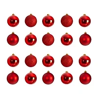 Nearly Natural Holiday 3" Shatterproof Set 20-pc. Christmas Ornament