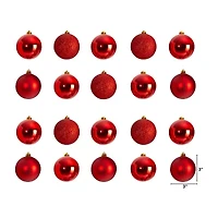 Nearly Natural "Holiday 3"" Shatterproof Set" 20-pc. Christmas Ornament