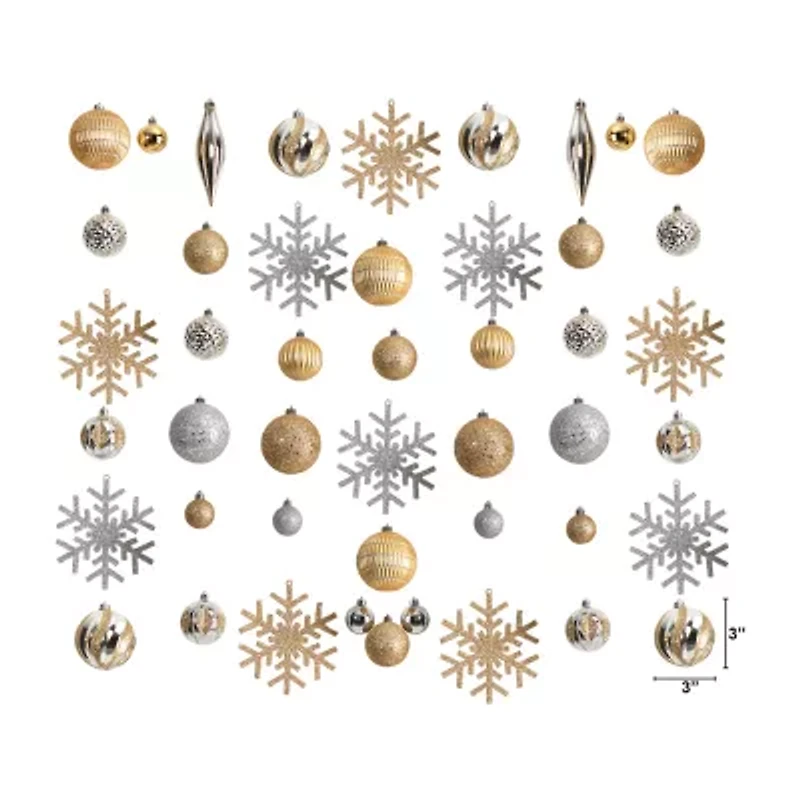 Nearly Natural Set Count -pc. Christmas Ornament