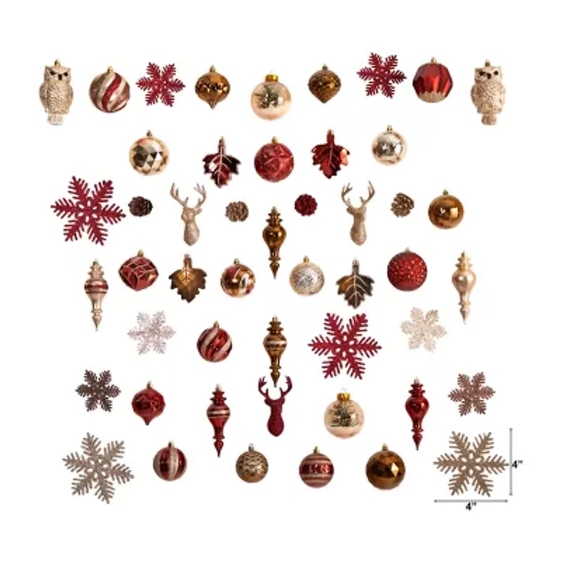 Nearly Natural Set Count Christmas Ornament