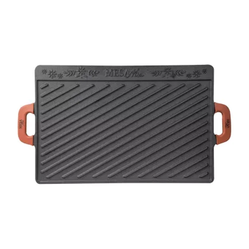Mesa Mia Cast Iron Double Burner Grill + Griddle Combo