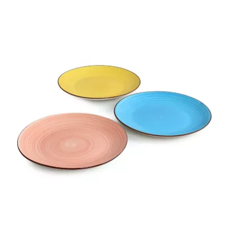 Elama Sebastian 6-pc. Stoneware Dinner Plate Set