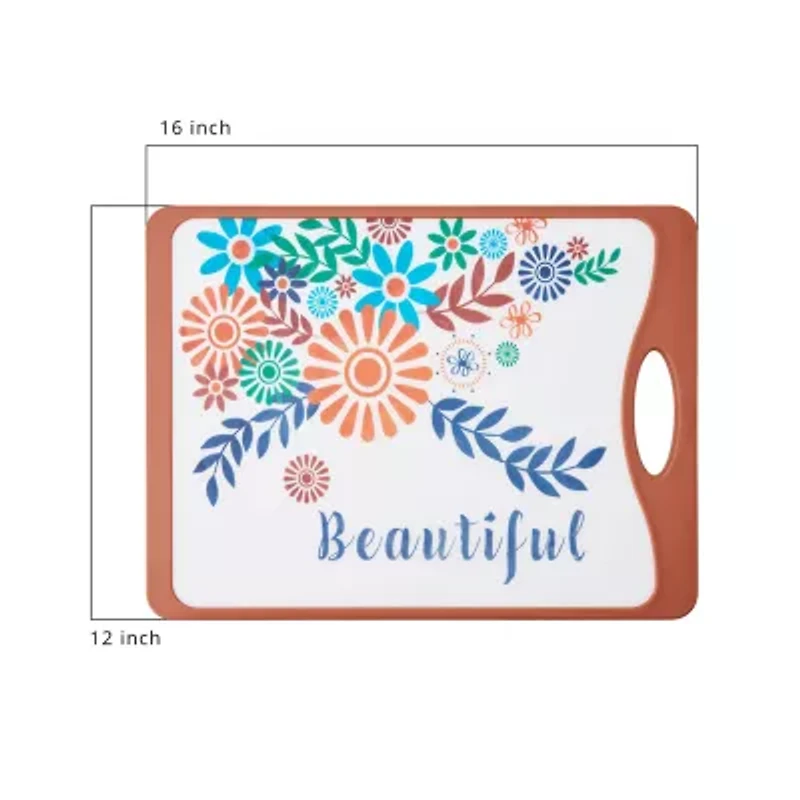 Mesa Mia Floral 16"X 12" Cutting Board
