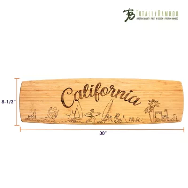 Totally Bamboo State Cutting and Charcuterie Board