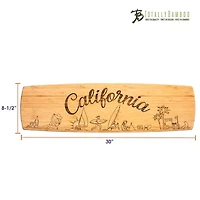Totally Bamboo State Cutting and Charcuterie Board