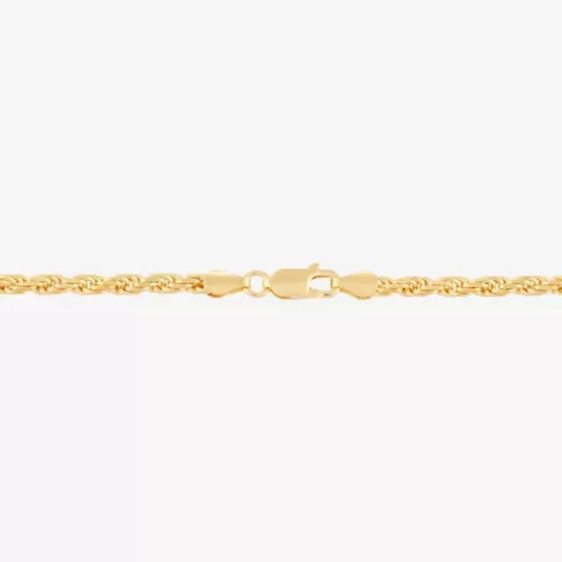 18K Gold Over Silver Crucifix Pendant Necklace