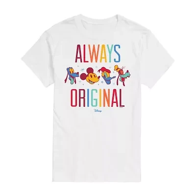 Mens Short Sleeve Mickey and Friends Graphic T-Shirt