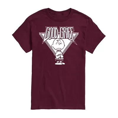 Mens Short Sleeve Peanuts Graphic T-Shirt