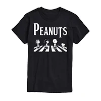 Mens Short Sleeve Peanuts Graphic T-Shirt
