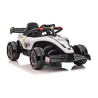 Blazin Wheels 12V White F1 Ride On with R/C