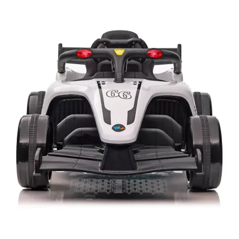 Blazin Wheels 12V White F1 Ride On with R/C