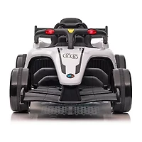 Blazin Wheels 12V White F1 Ride On with R/C