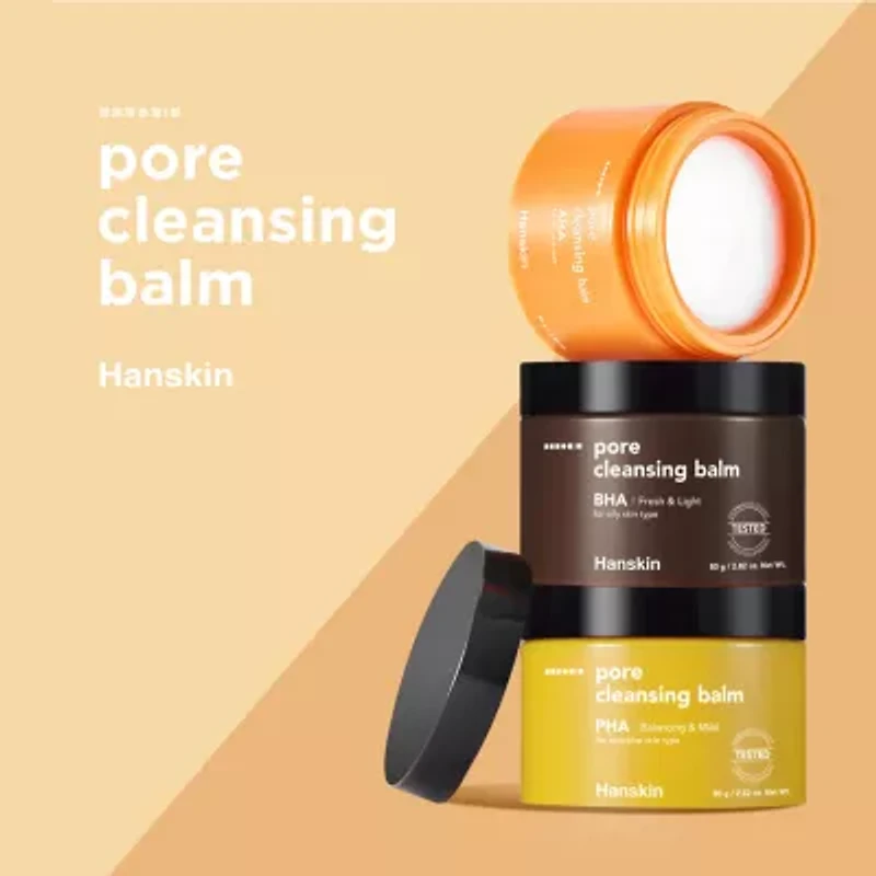 Hanskin Pore Cleansing Balm Aha Cleanser