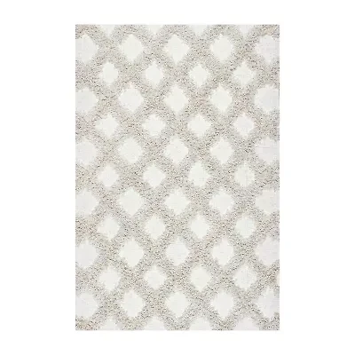nuLoom Francene Diamond Trellis Shaggy RectangularRug