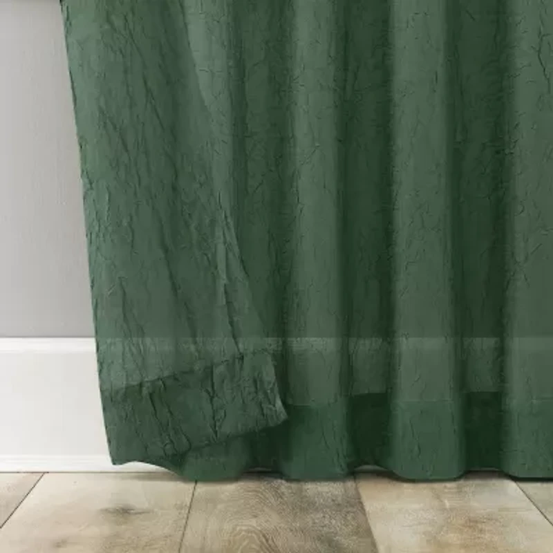 No 918 Krista Tab Top Sheer Single Curtain Panel