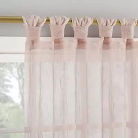 No 918 Krista Tab Top Sheer Single Curtain Panel