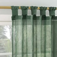No 918 Krista Tab Top Sheer Single Curtain Panel