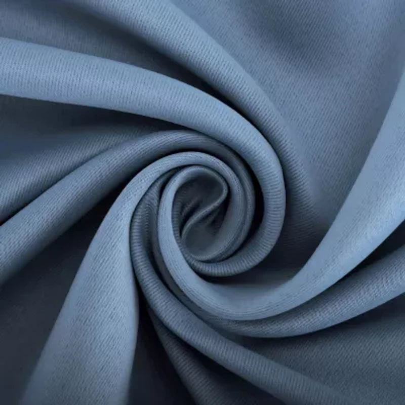 Sun Zero Oslo Grommet Top Energy Saving 100% Blackout Single Curtain Panel