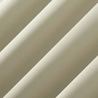 Sun Zero Oslo Rod Pocket Energy Saving 100% Blackout Single Curtain Panel