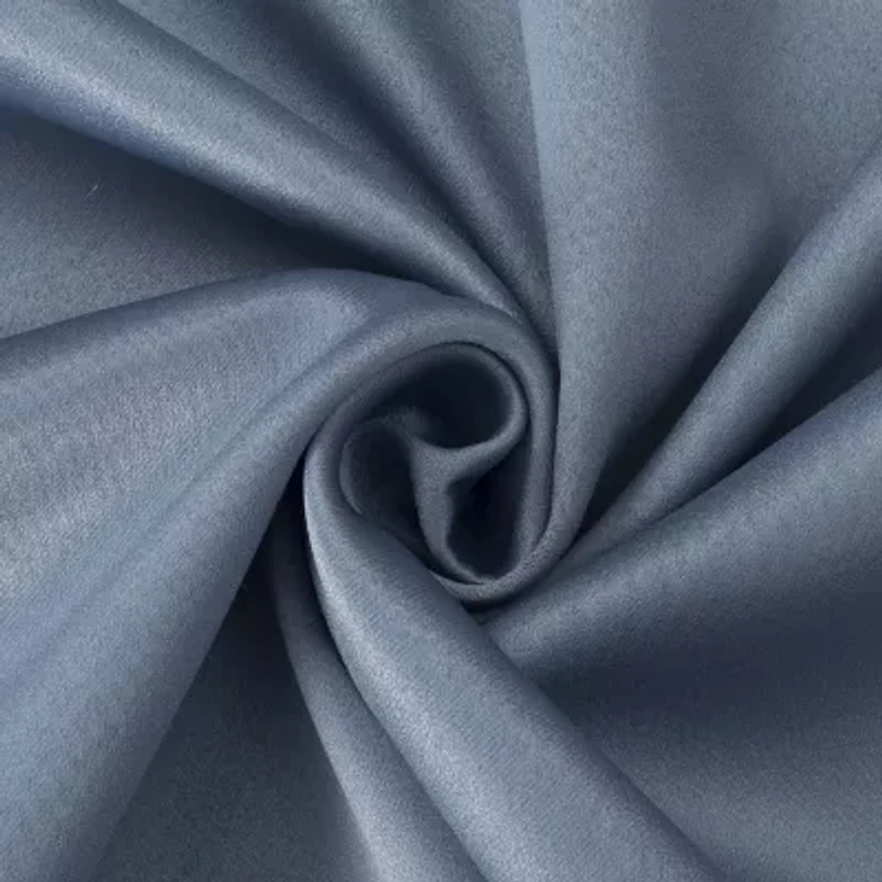 Sun Zero Oslo Rod Pocket Energy Saving 100% Blackout Single Curtain Panel