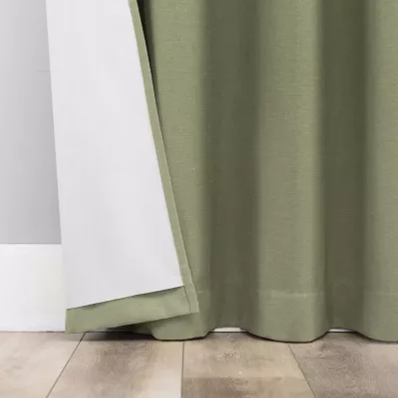 Archaeo Colt Grommet Top Energy Saving 100% Blackout Single Curtain Panel