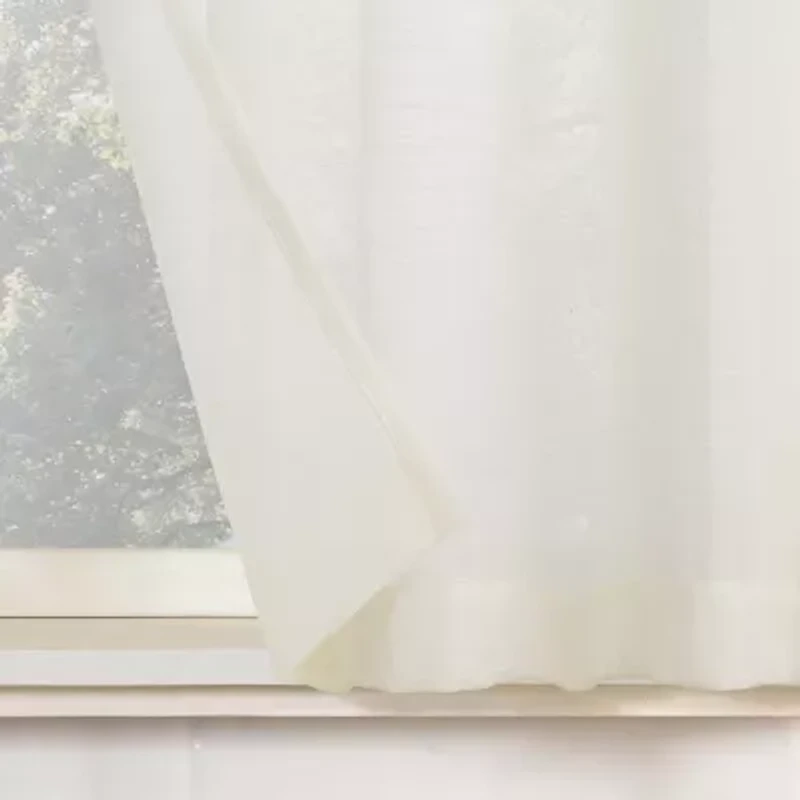 Archaeo Akari 2-pc. Rod Pocket Window Tier