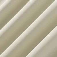 Sun Zero Bergen Rod Pocket 100% Blackout Single Curtain Panel