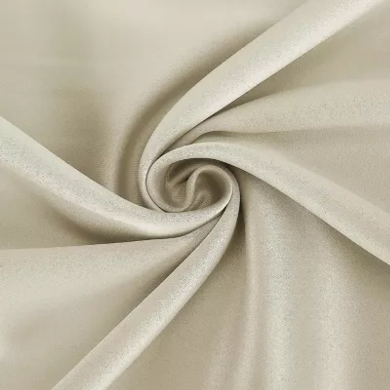 Sun Zero Bergen Rod Pocket 100% Blackout Single Curtain Panel