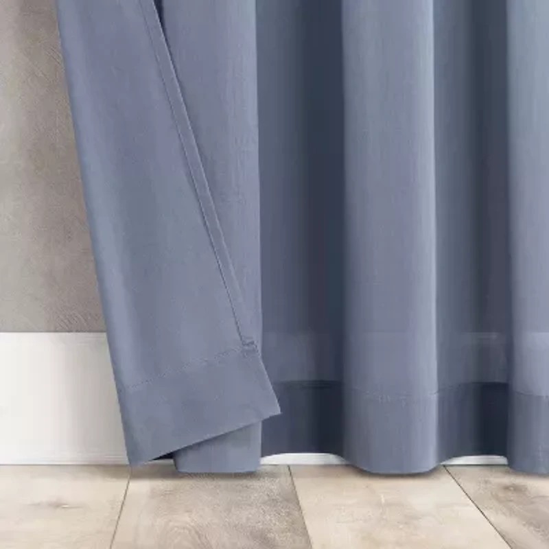 Archaeo Coralie Rod Pocket Sheer Single Curtain Panel