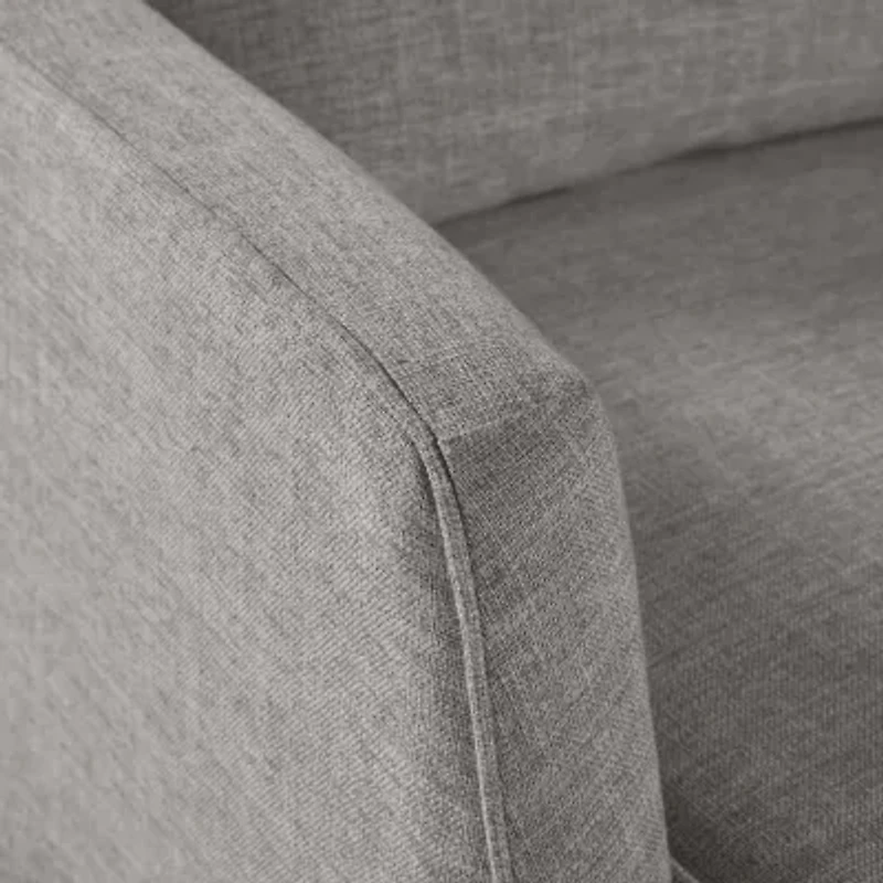Martha Stewart London Swivel Upholstered Armchair