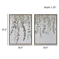 INK+IVY Botanical Waterfall 2-pc. Wall Art Set