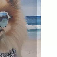 Madison Park 16 X 16 Beach Dogs Canvas Art