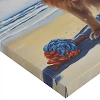 Madison Park 16 X 16 Beach Dogs Canvas Art