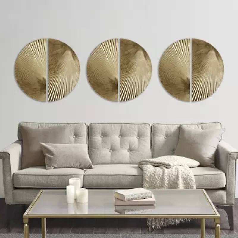 Madison Park 27.5 Radiant Half-Moon 2-pc. Wall Art Set