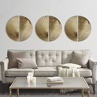 Madison Park 27.5 Radiant Half-Moon 2-pc. Wall Art Set