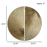 Madison Park 27.5 Radiant Half-Moon 2-pc. Wall Art Set