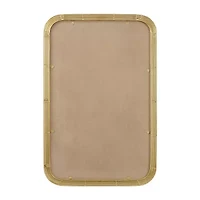 Madison Park 35 Aurelia Rect Fluted Wall Mount Square Wall Mirror