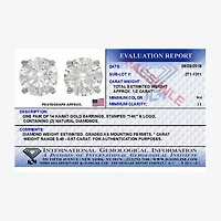 Premier Collection 1/2 CT. T.W. Round Natural Diamond Stud Earrings