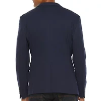 J. Ferrar Mens Knit Stretch Fabric Super Slim Fit Sport Coat