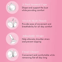 Exquisite Form Fully Unlined Wireless Full Coverage Bra 5100530