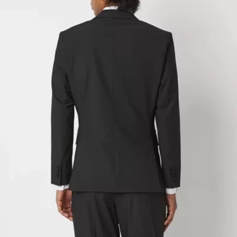 J. Ferrar Ultra Comfort Mens Stretch Fabric Slim Fit Tuxedo Jacket