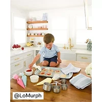 Cooks Striped Dual Purpose 4-Pc. Kitchen Towel Set