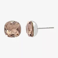 Sparkle Allure Pink Crystal 10.2mm Stud Earrings