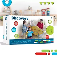 Discovery Kids Flexible Construction Fort with 44 Rods & 25 Connector Blocks, , 69-piece, Age 5+