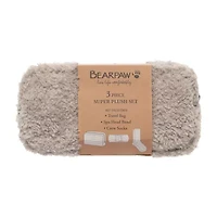 Bearpaw Super Plush Gift Set Womens 3-pc. Crew Socks