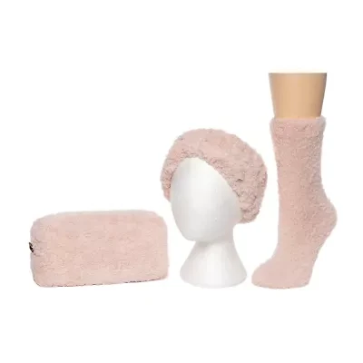 Bearpaw Super Plush Gift Set Womens 3-pc. Crew Socks