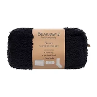 Bearpaw Super Plush Gift Set Womens 3-pc. Crew Socks
