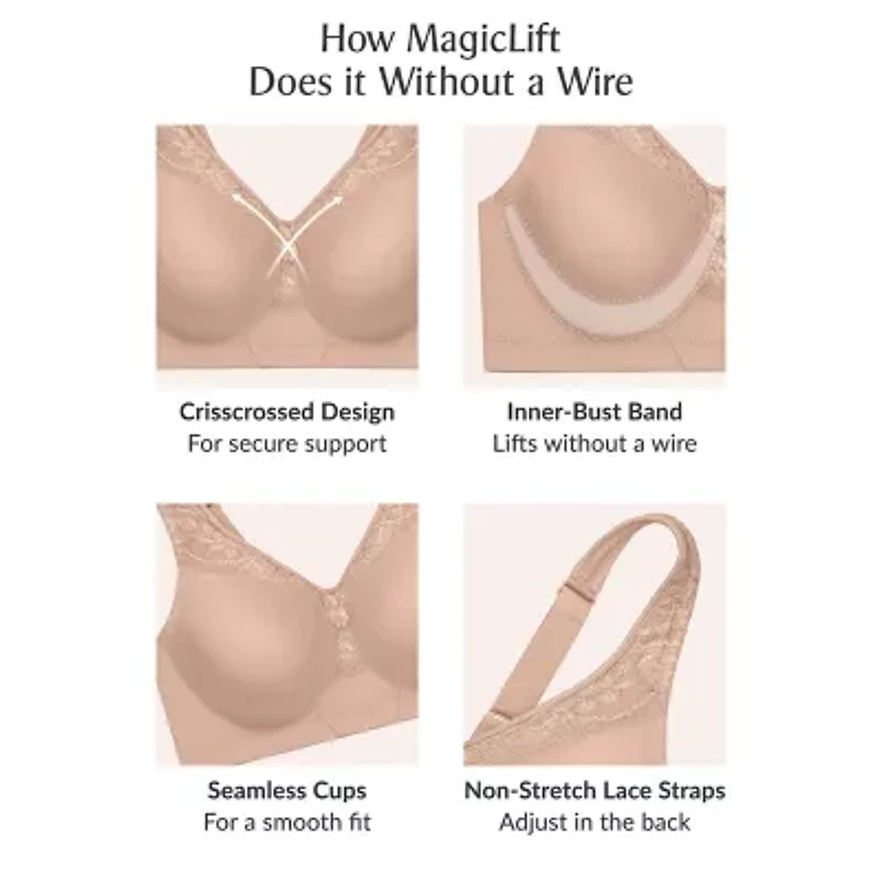 Glamorise MagicLift Seamless Bra- 1007