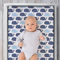 The Peanutshell Nautical 3-pc. Changing Pad Cover